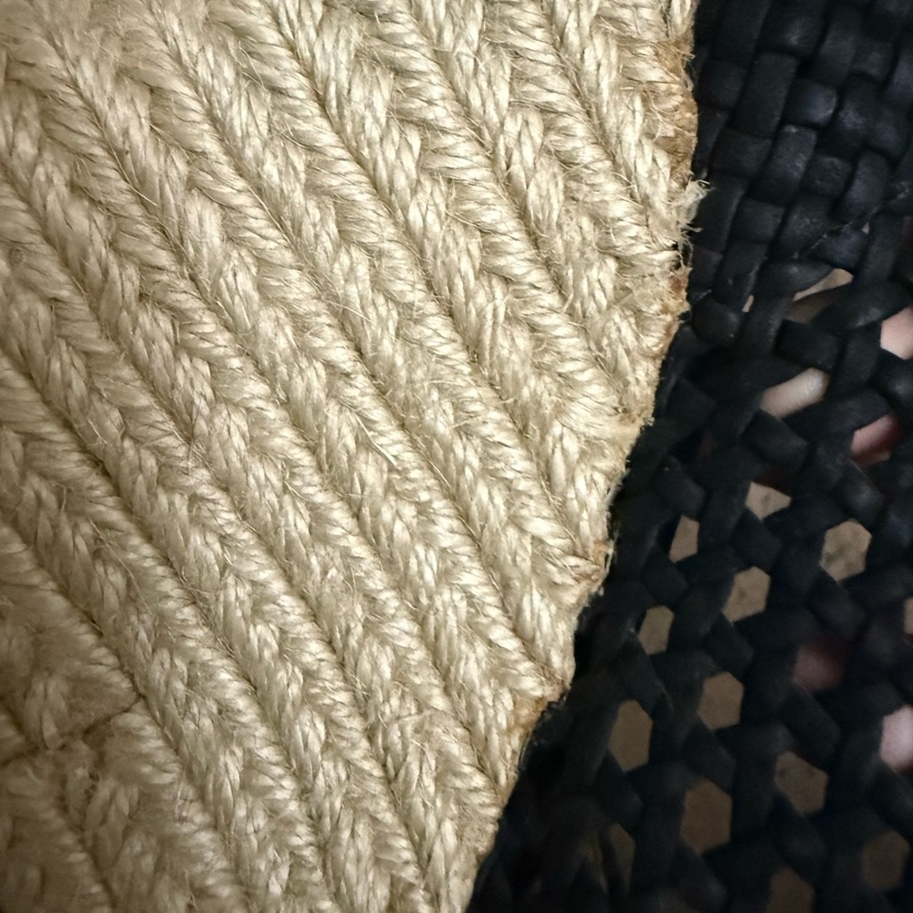 Joie Black Woven Wedge Espadrilles - Picture 6 of 8